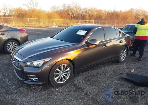 2017 Infiniti Q50 3.0T Premium z USA, uszkodzony, nr VIN JN1EV7AP6HM737836